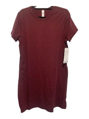NWT Lululemon classic fit cotton blend t-shirt dress Size 10